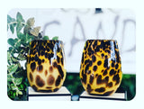 The Vintage Leopard Stemless Jar