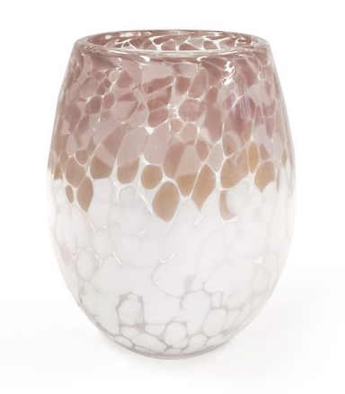 The Vintage Stemless Jar - Pink and White Marshmallow
